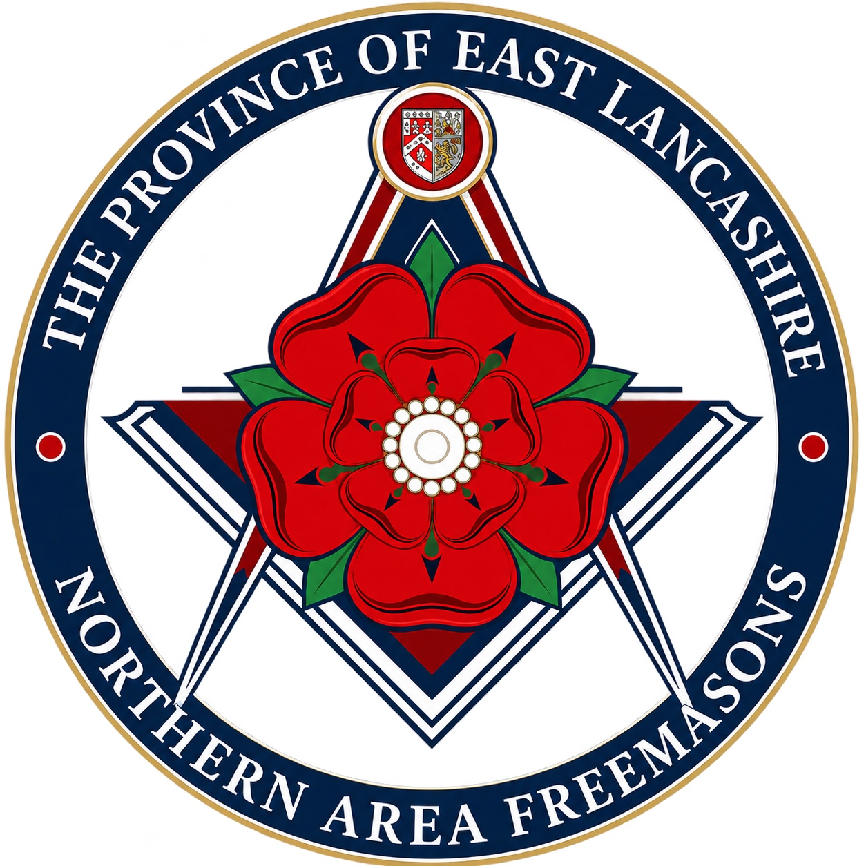 Province of East Lancashire Northern Area Freemasons emblem
